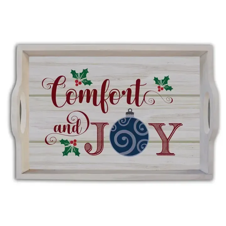Comfort and Joy Serving Tray