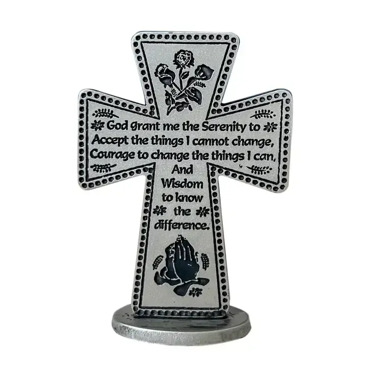 Serenity Prayer Mini Standing Cross
