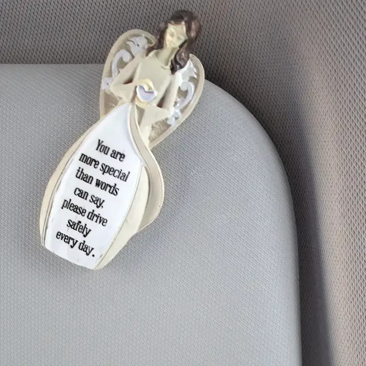 You Are More Special Sculpted Angel Visor Clip