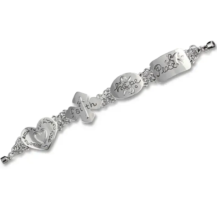 Love, Faith, Hope, Peace Bracelet