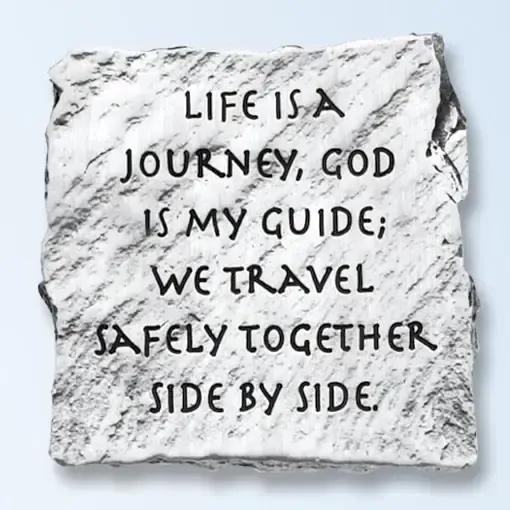 Life Is A Journey Slate Visor Clip