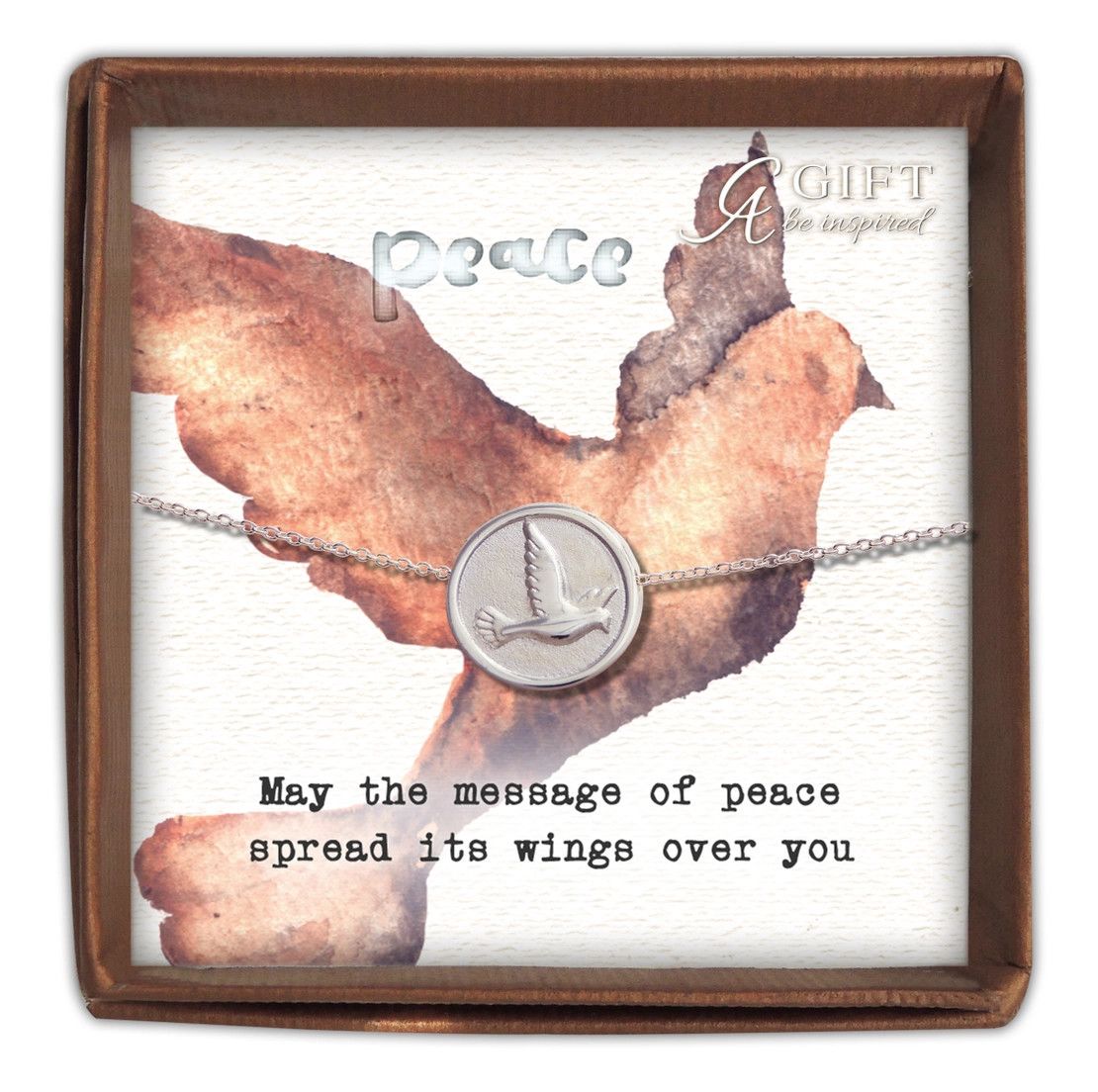 Spirit of Love Pendant Necklace - Dove Boxed