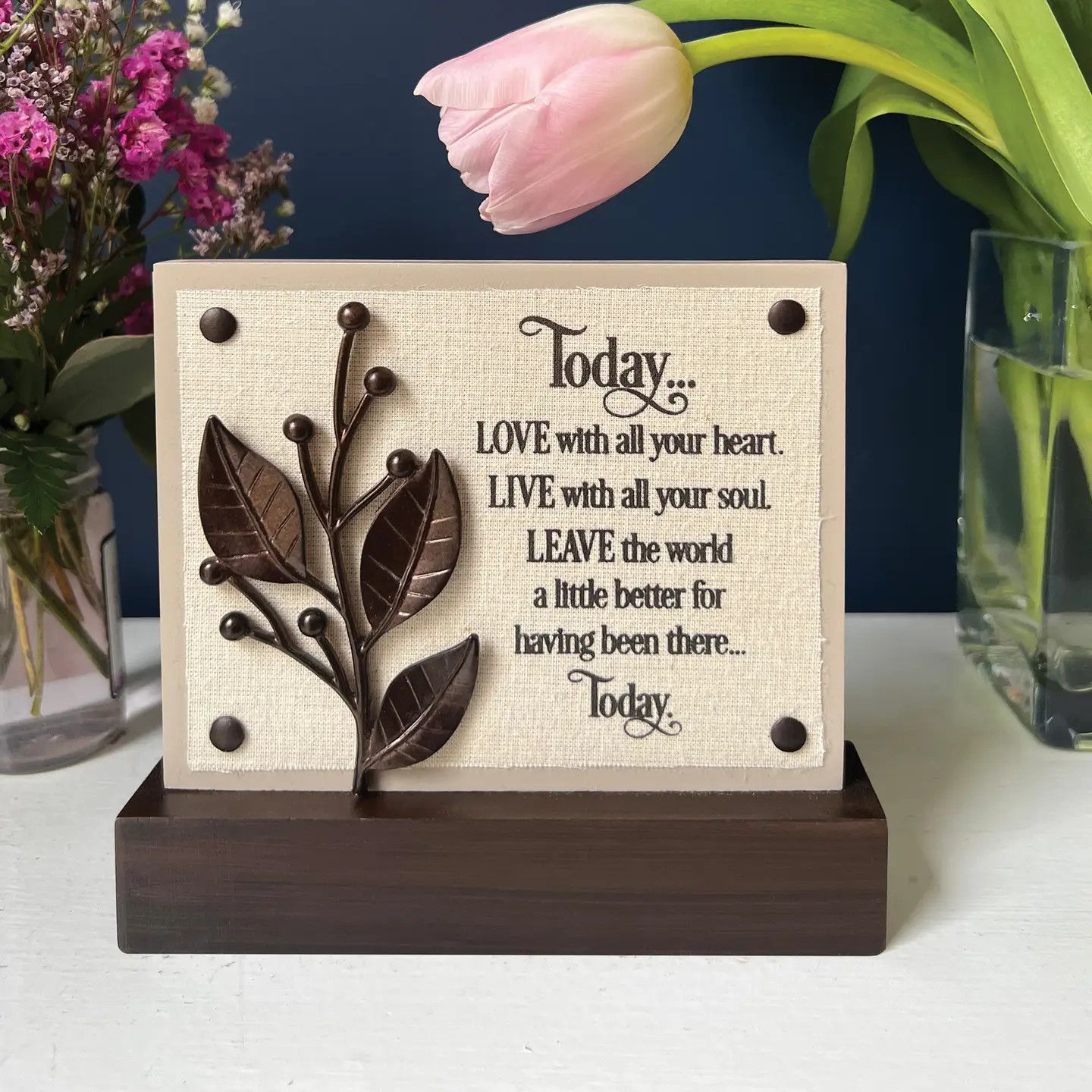 Today.....Faith Plaque