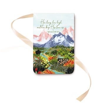 Mountains Ribbon Bookmark
