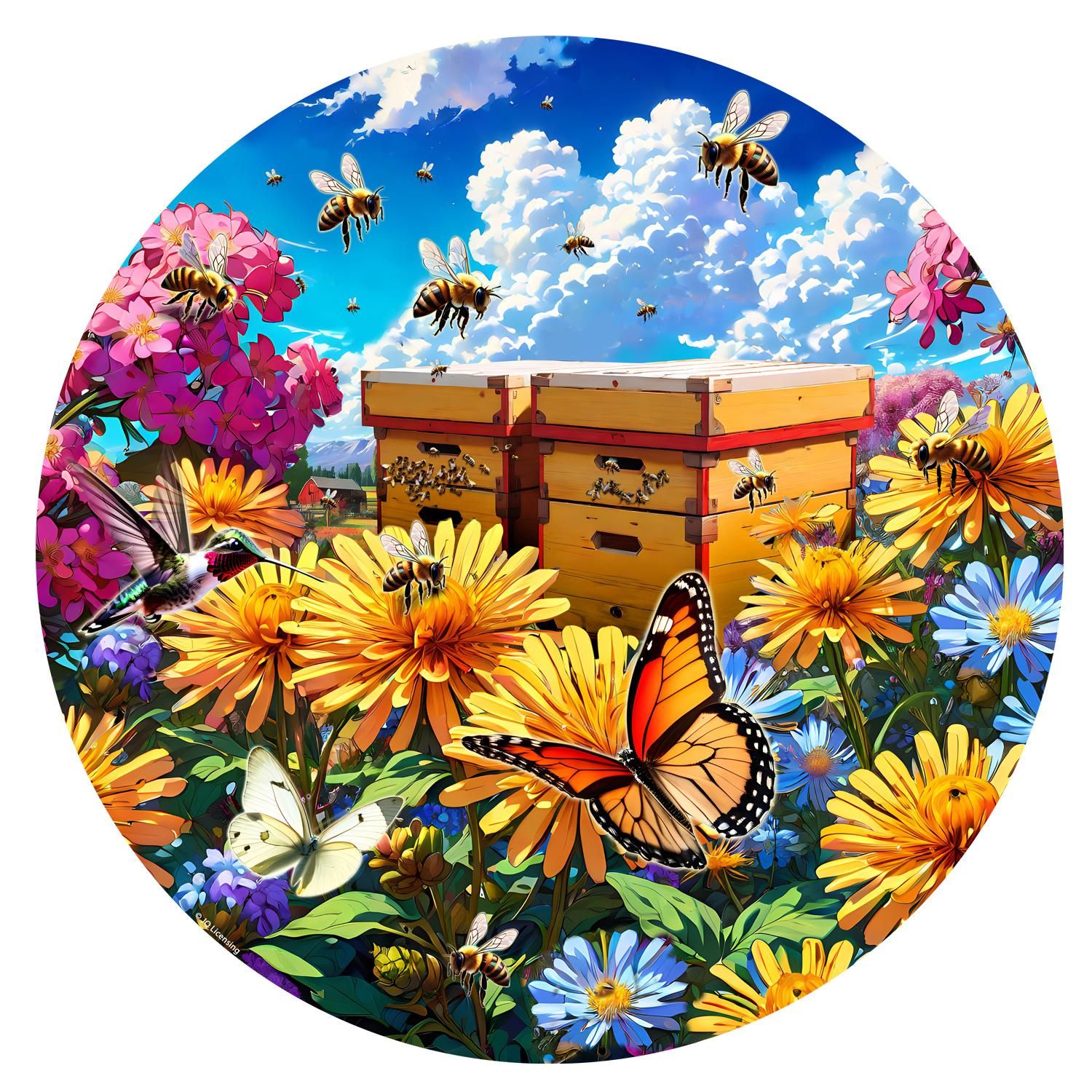 Butterflies and Bees 500