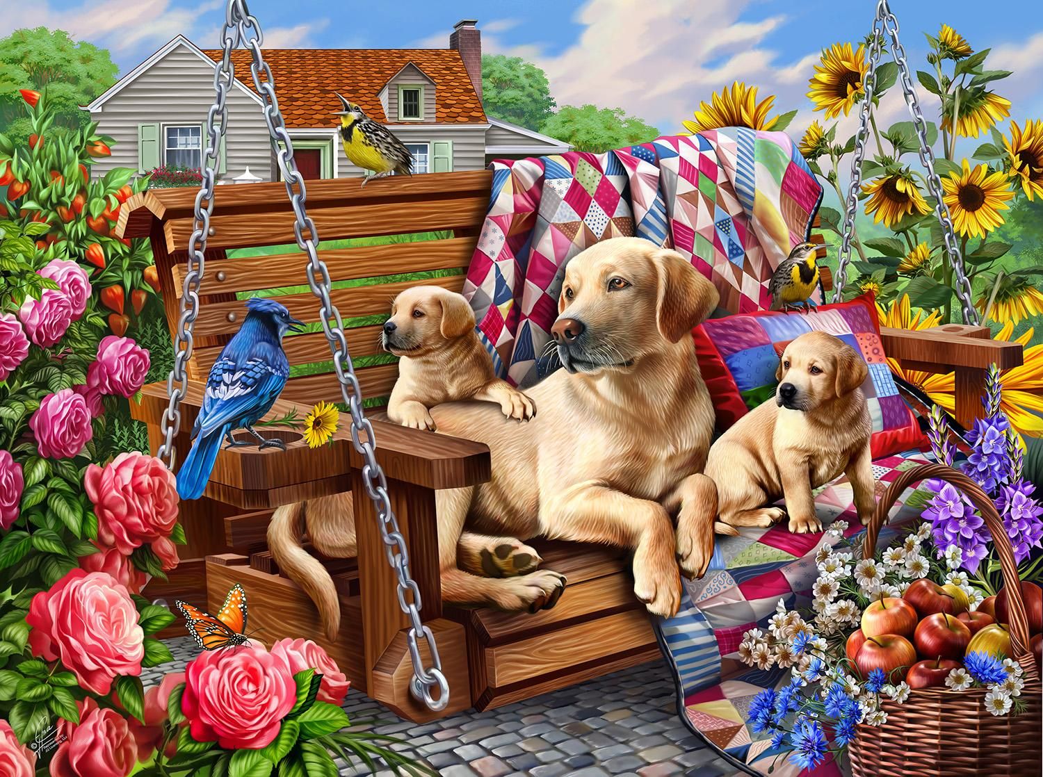 Dogs and Quilts 1000