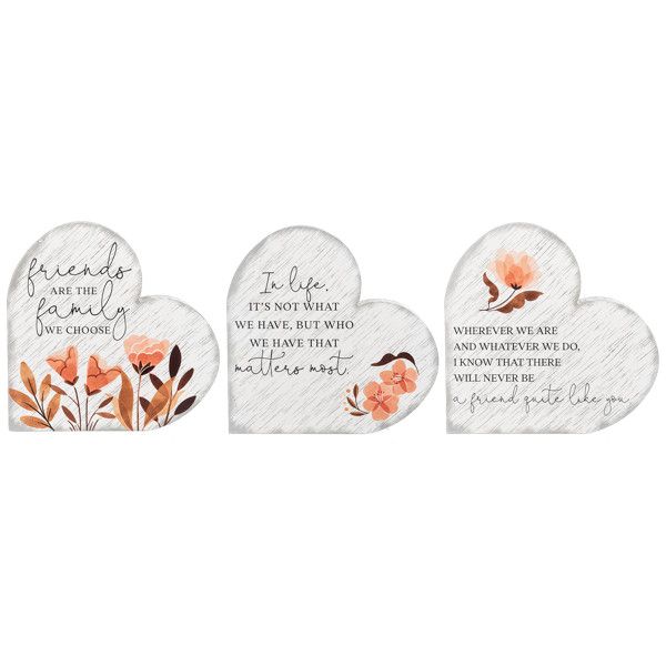 Floral Friendship Heart