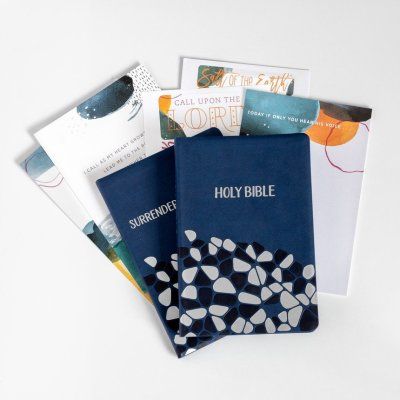 NIV Bible Gift Set: includes NIV Bible, Journal, Prayer Cards, Notepad, Sticker Sheets (2)