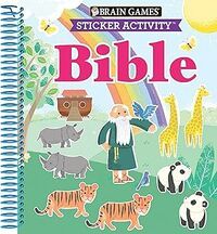 Brain Games - Sticker Activity: Bible (For Kids Ages 3-6)