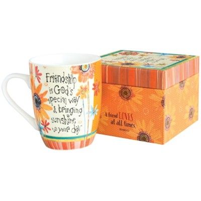 A Friend Loves at All Times Mug With Gift Box
