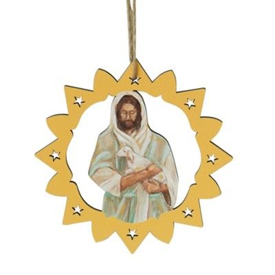 Jesus &amp; Lamb Ornament