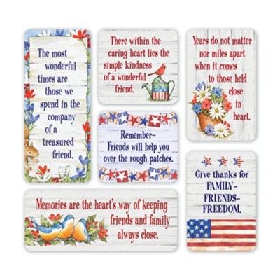 Patriotic Magnets, Set of 6