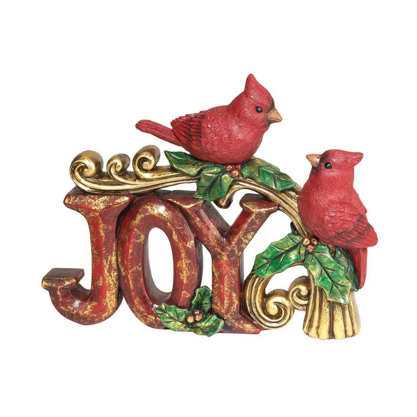 JOY CARDINALS FIGURINE 6.5"H