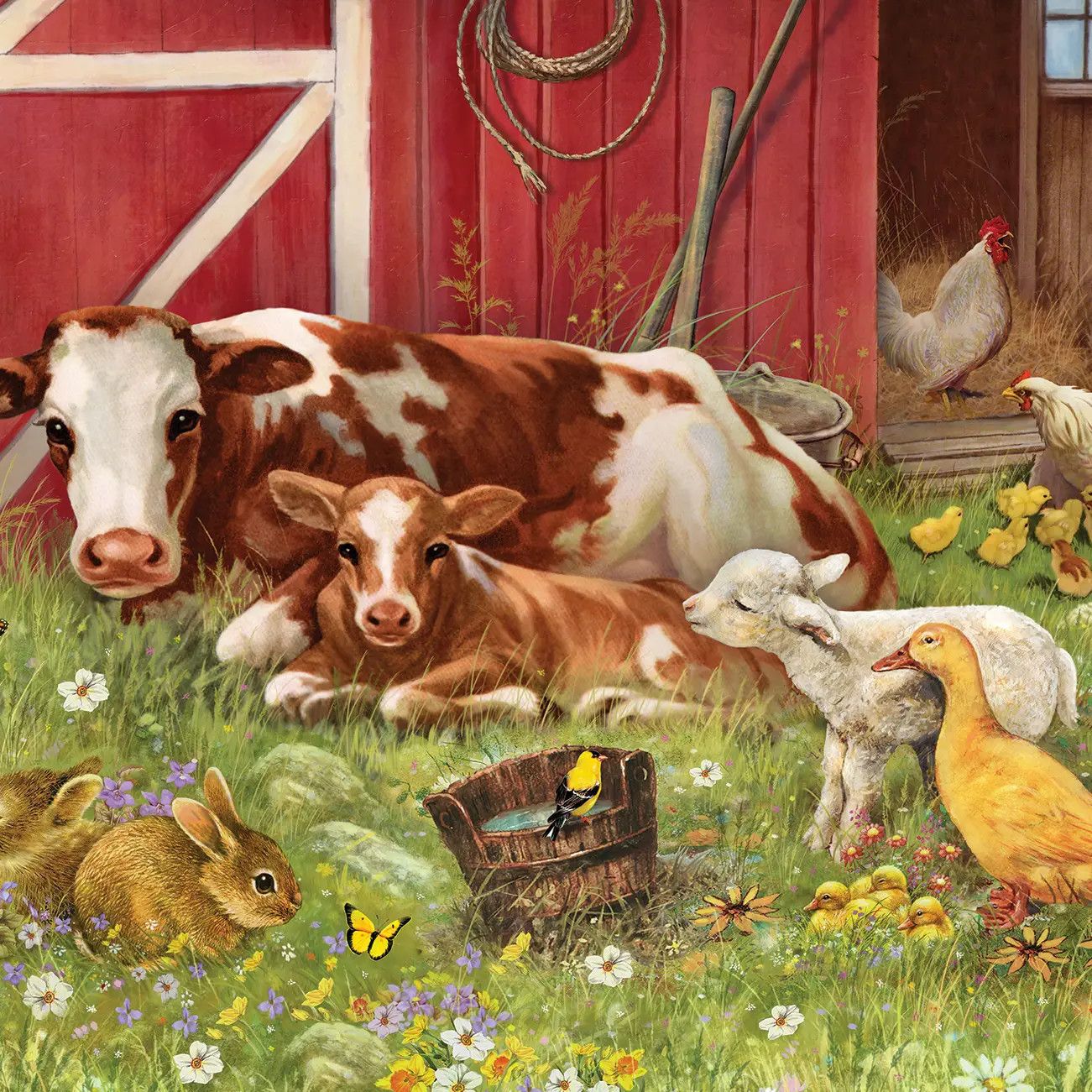 Barnyard Family (Tray) 35pc Puzzle