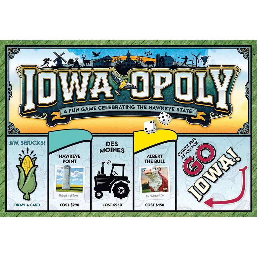 Iowa-Opoly (State) Board Game