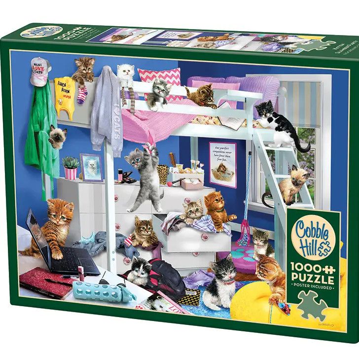Kitten Slumber Party 1000pc Puzzle