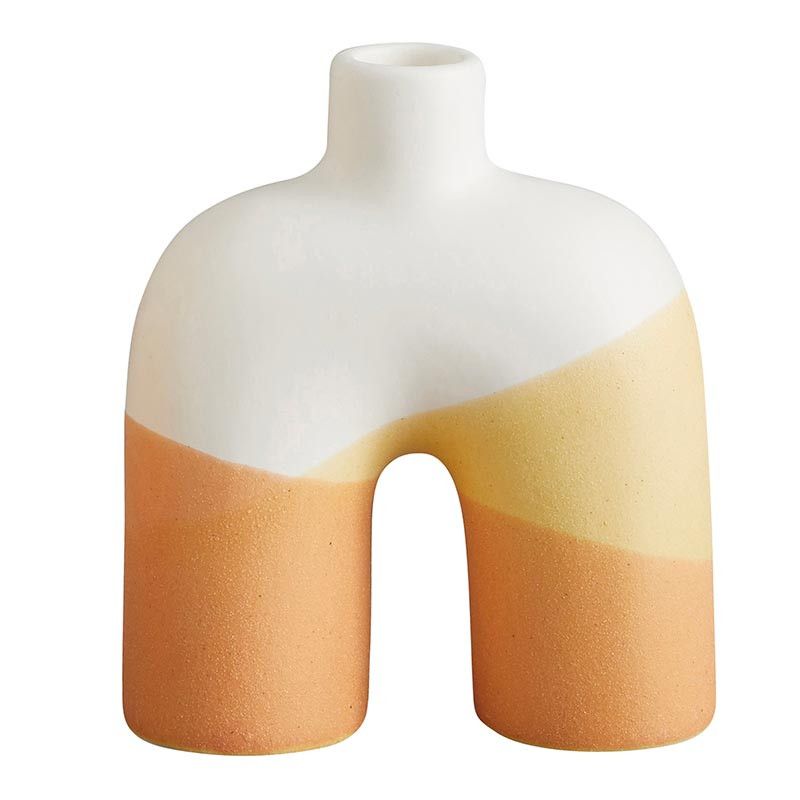 Warm Colors Abstract Pot