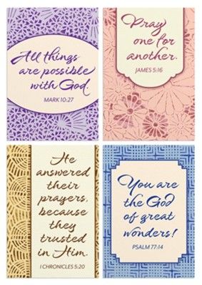 Patterns Design Praying For You Cards, Box of 12