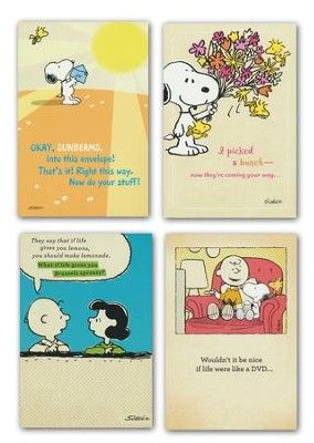 Peanuts, Get Well, Box of 12 Cards