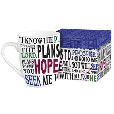 For I Know The Plans Mug with Free Gift Box