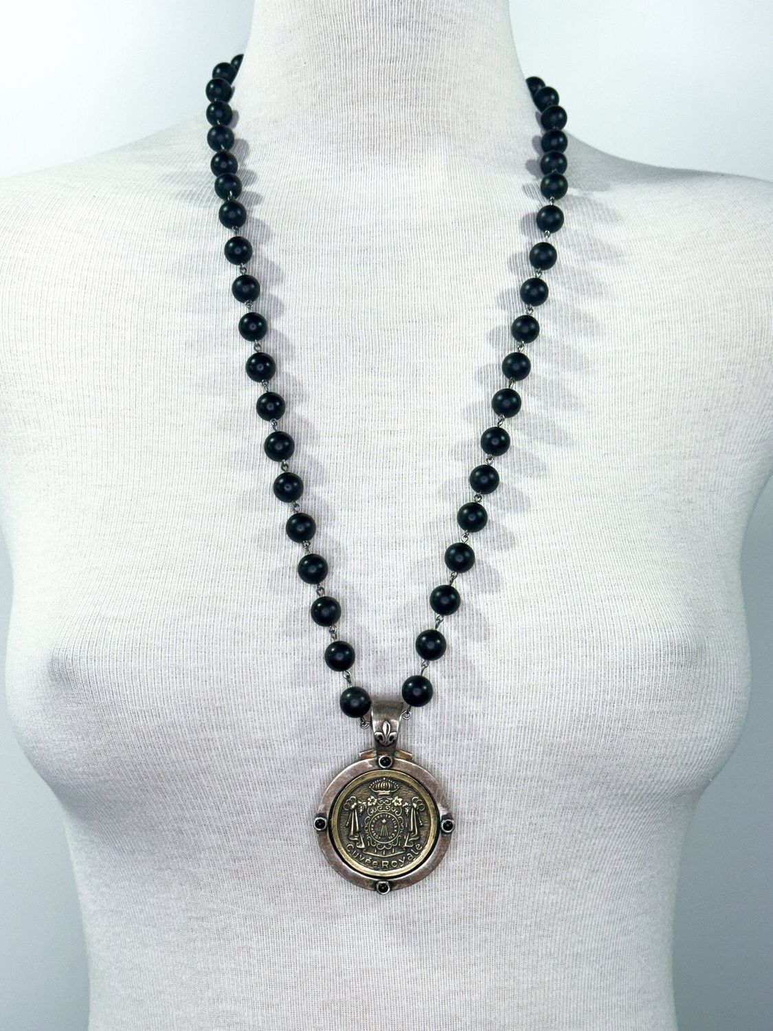 French Kande  RB90 Black Jasper Cuvee Royal Medal, Color: ., Size: 29&quot;