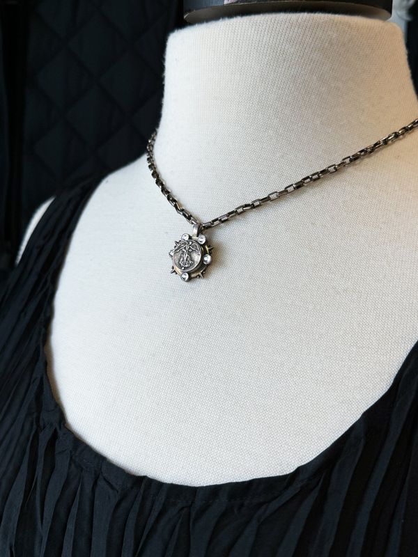 French Kande  FKP5008 Silver w/L&#39;Ange Pendant 