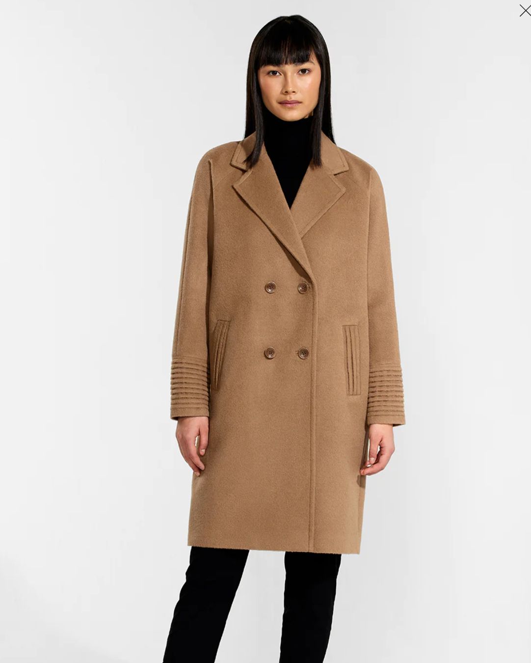 Sentaler Double Breasted Belted