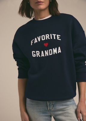 Favorite Daughter GRANDMA Heart Sweatshirt