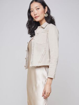 L&#39; Agence Janelle Raw Jacket