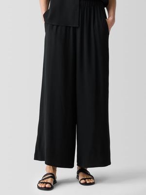 Eileen Fisher Silk Wide Pant F4GC1P4698