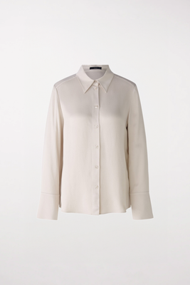 OUI  Matte Satin Blouse