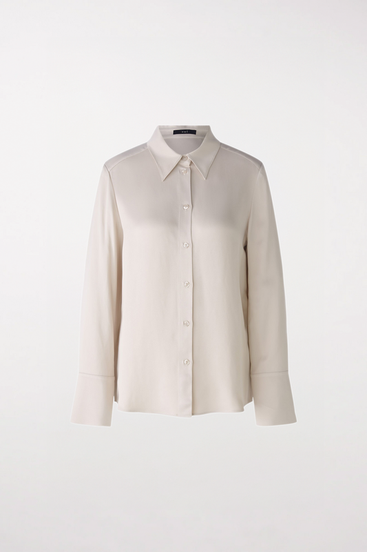 OUI  Matte Satin Blouse