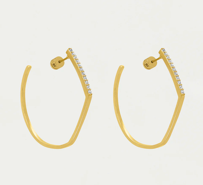 Dean Davidson Midi Spire Hoop Earrings