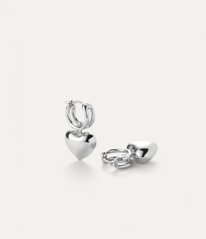 Jenny Bird  Puffy Heart Earrings