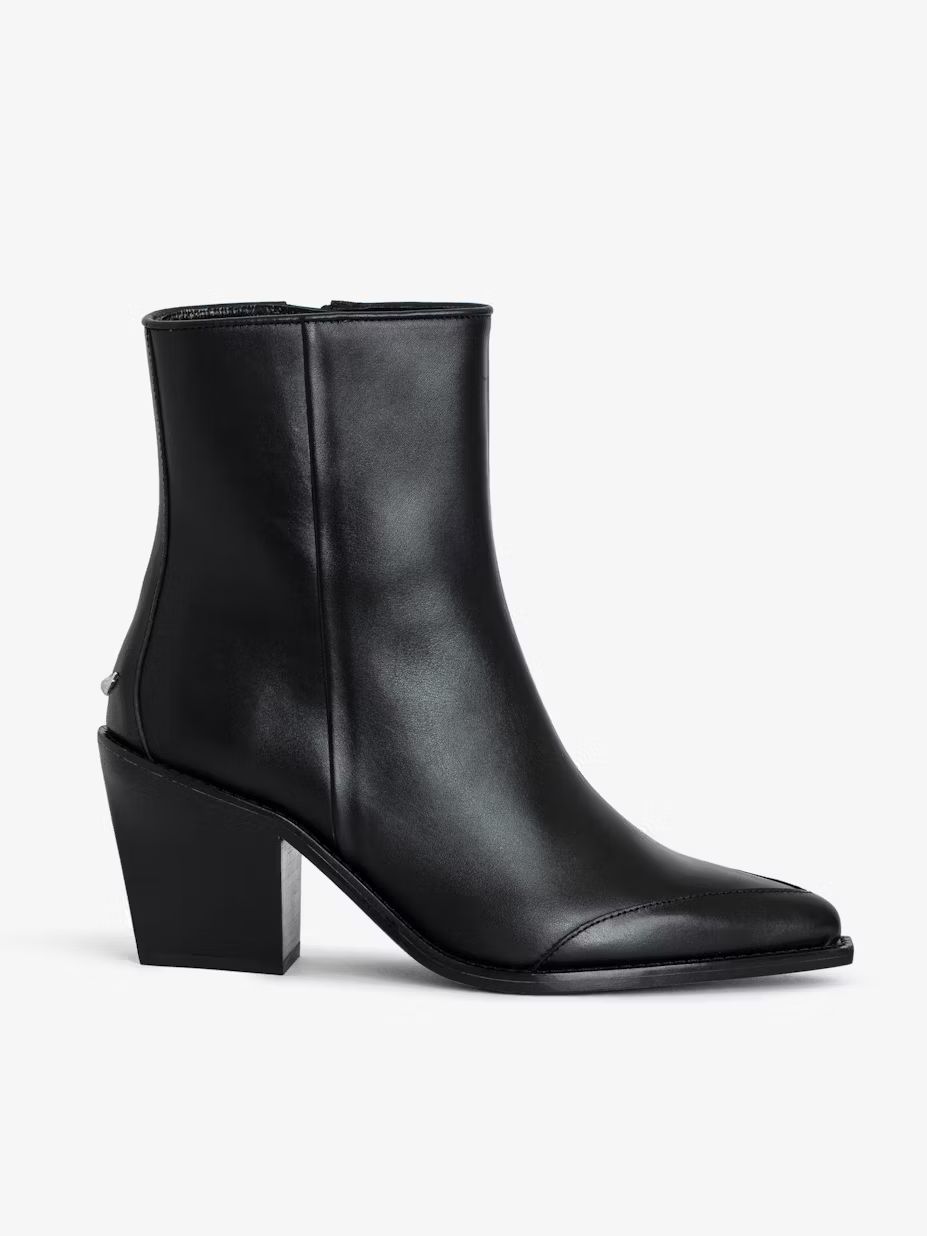 Zadig Cara Leather Boot SWCT00879