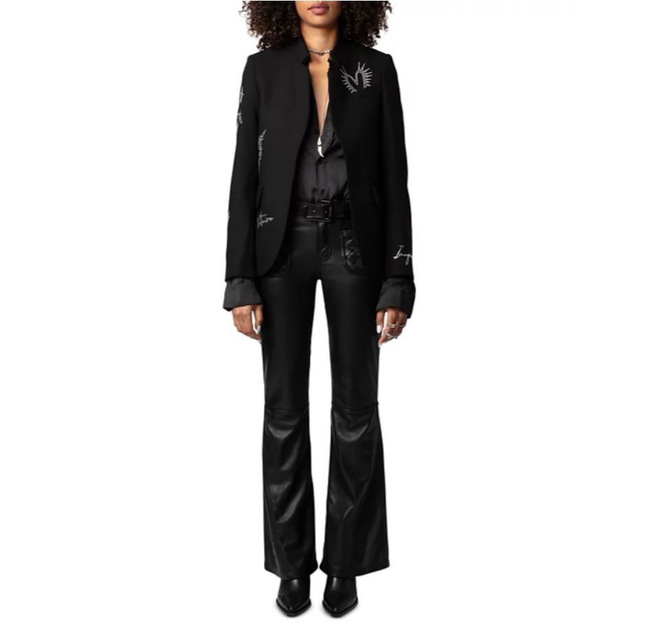 Zadig Voltaire Very Strass Heart Blazer