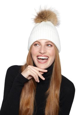 Linda Fur Pom Hat