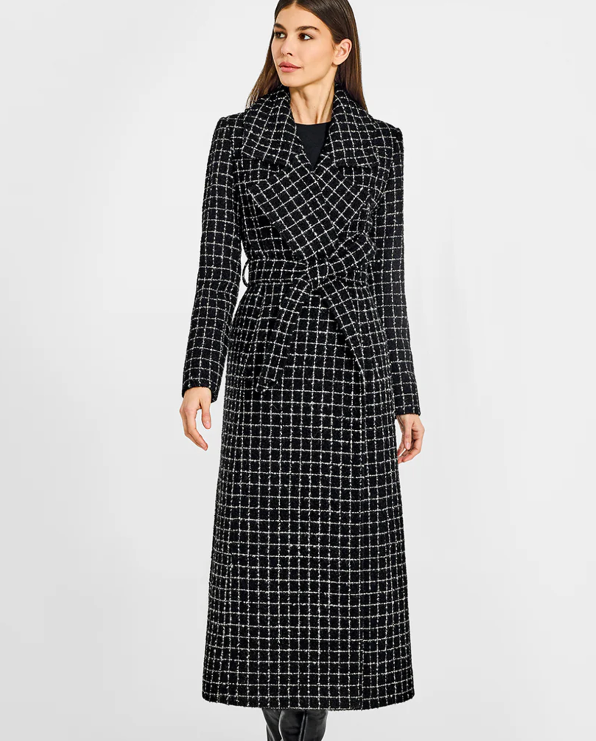 Sentaler Maxi Tweed Check