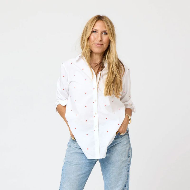 Kerri Rosenthal Mia Tiny Hearts Blouse