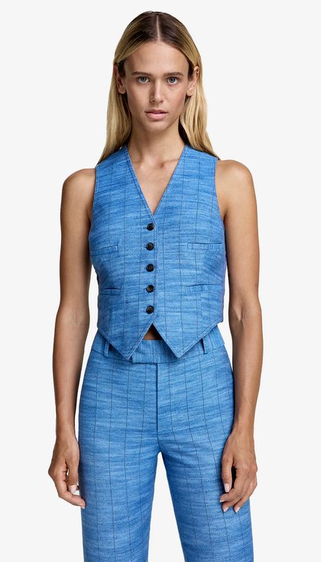 Smythe Stripe Vest