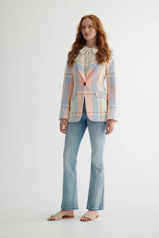 Iris Plaid Blazer