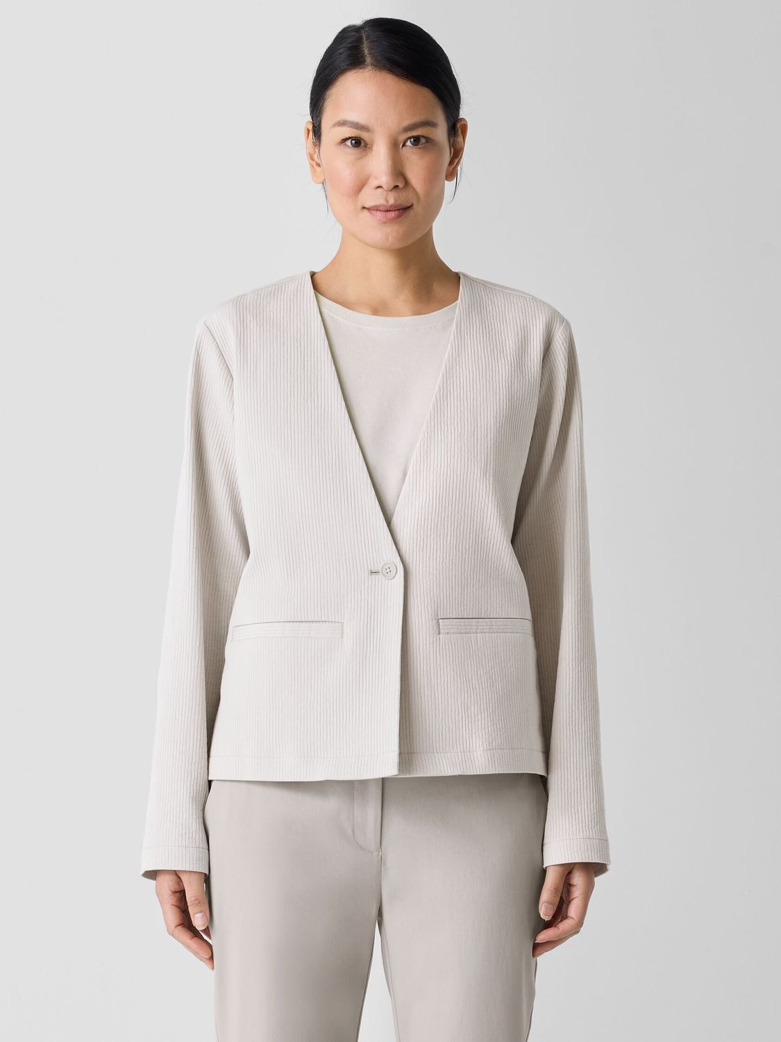 Eileen Fisher Vneck Jacket