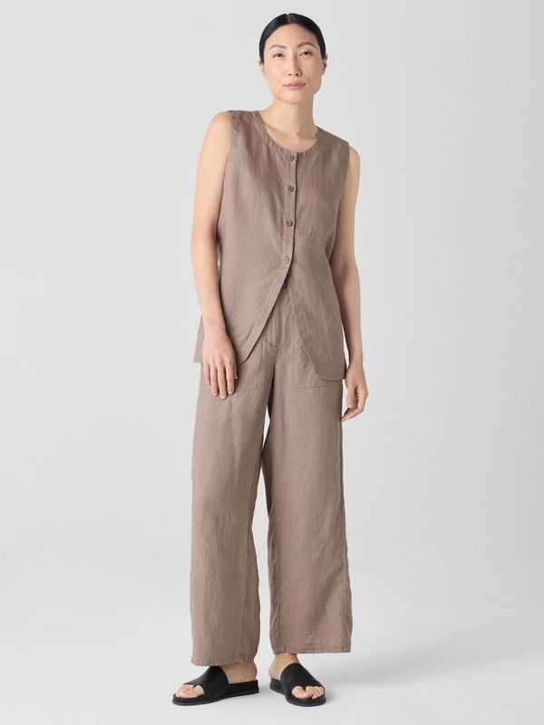 Eileen Fisher Linen Pant - Cocoa