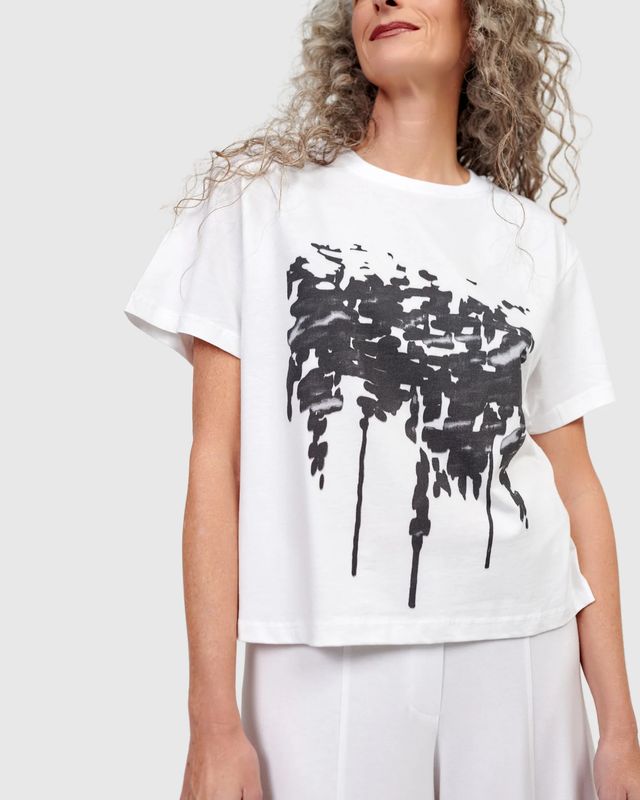 Alembika Graphic Tee - White