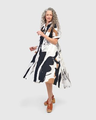Alembika Zebra Print Dress