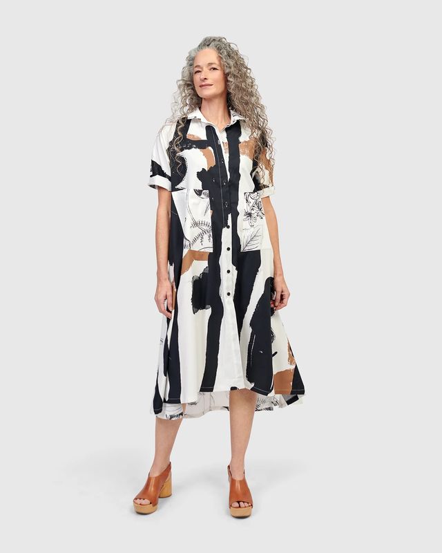 Alembika Zebra Print Dress
