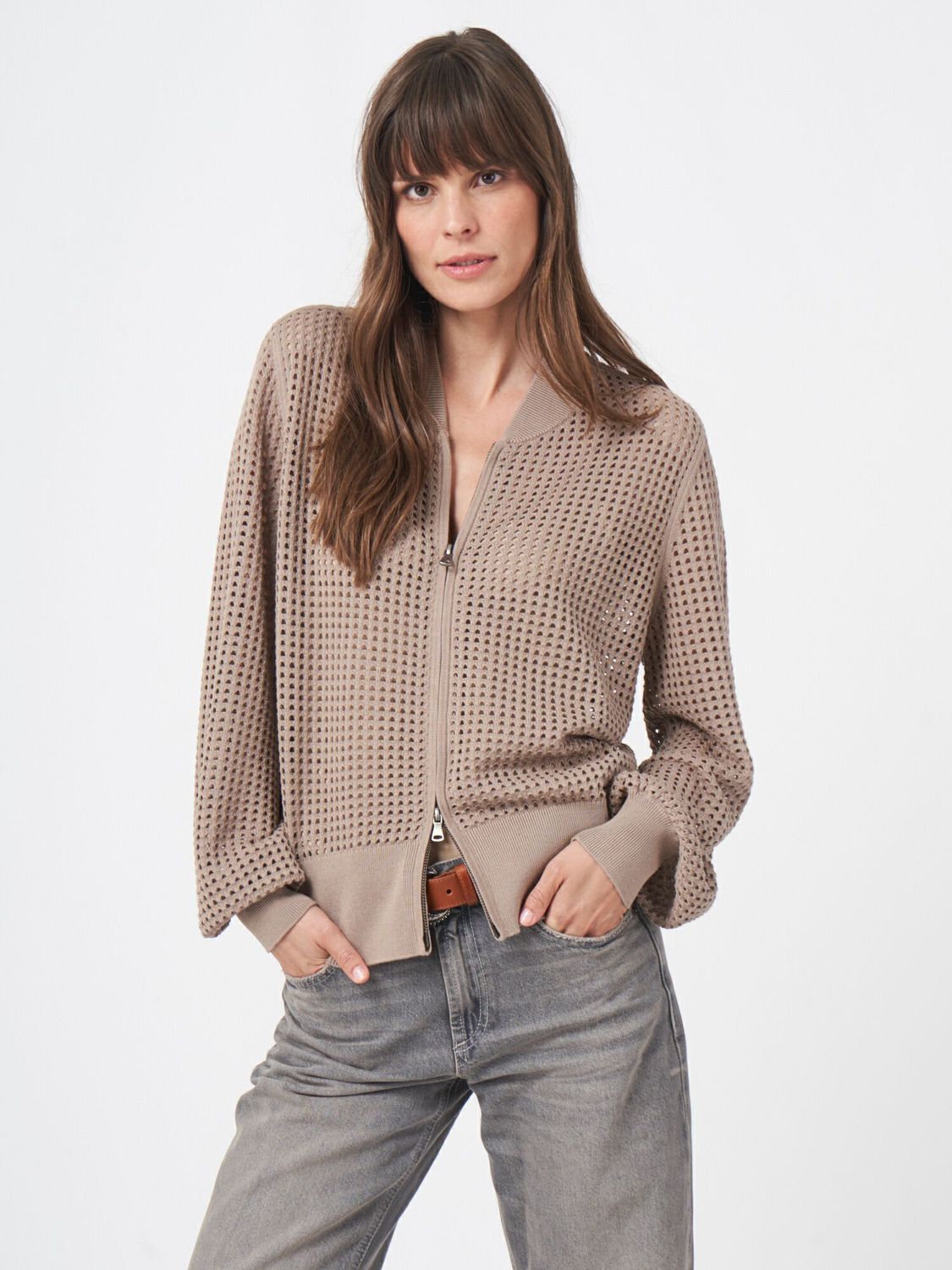 Repeat Mesh Cardigan