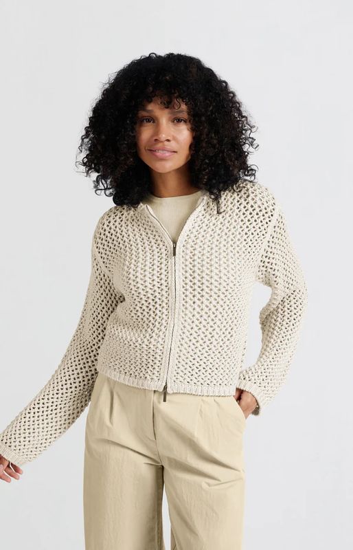 YaYa Mesh Cardi