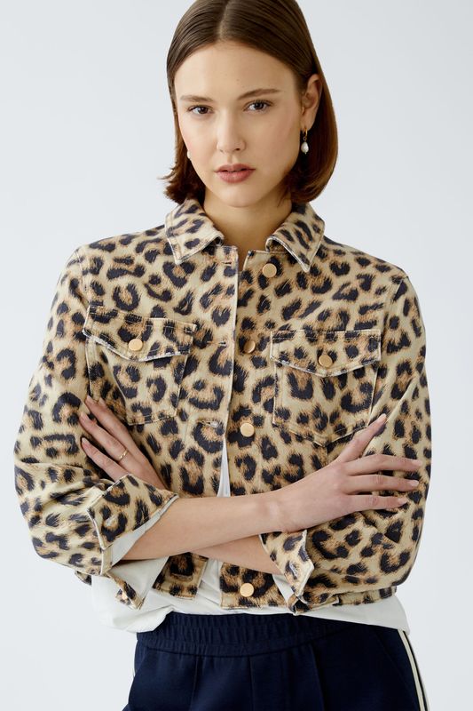 OUI Animal Print Jacket