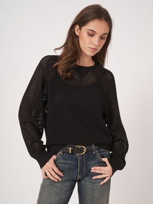 Repeat Mesh Sweater